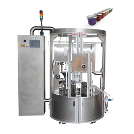 Máquina rotatoria de llenado y sellado de cápsulas de café compatible con Nespresso SKP-1N